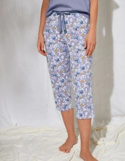 Blancheporte Pantacourt Pyjama Imprimé "pétales De Fleurs"