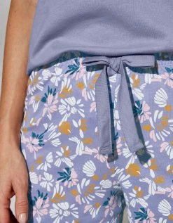 Blancheporte Pantacourt Pyjama Imprimé "pétales De Fleurs" -Blancheport en ligne 703620 C01 zoomx vue4