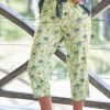 Blancheporte Pantacourt Pyjama Imprimé "pétales De Fleurs"