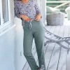 Blancheporte Pantalon Pyjama Coton Imprimé Placé "pétales"