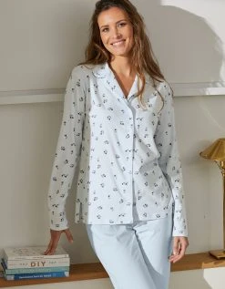 Blancheporte Pyjama Imprimé "tulipes" Col Tailleur Manches Longues 2 Blancheporte Pyjama Imprimé "tulipes" Col Tailleur Manches Longues -Blancheport en ligne 703625 C00 zoomx vue3