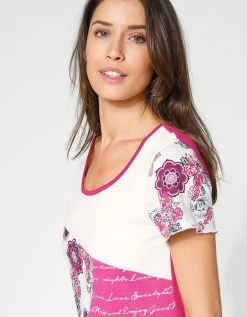 Blancheporte Chemise De Nuit Découpes Fantaisie -Blancheport en ligne 703643 C00 zoomx vue5