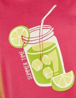 Blancheporte Chemise De Nuit Courte En Coton Motif Limonade Manches Courtes 12 Blancheporte Chemise De Nuit Courte En Coton Motif Limonade Manches Courtes -Blancheport en ligne 703683 C01 zoomx vue6