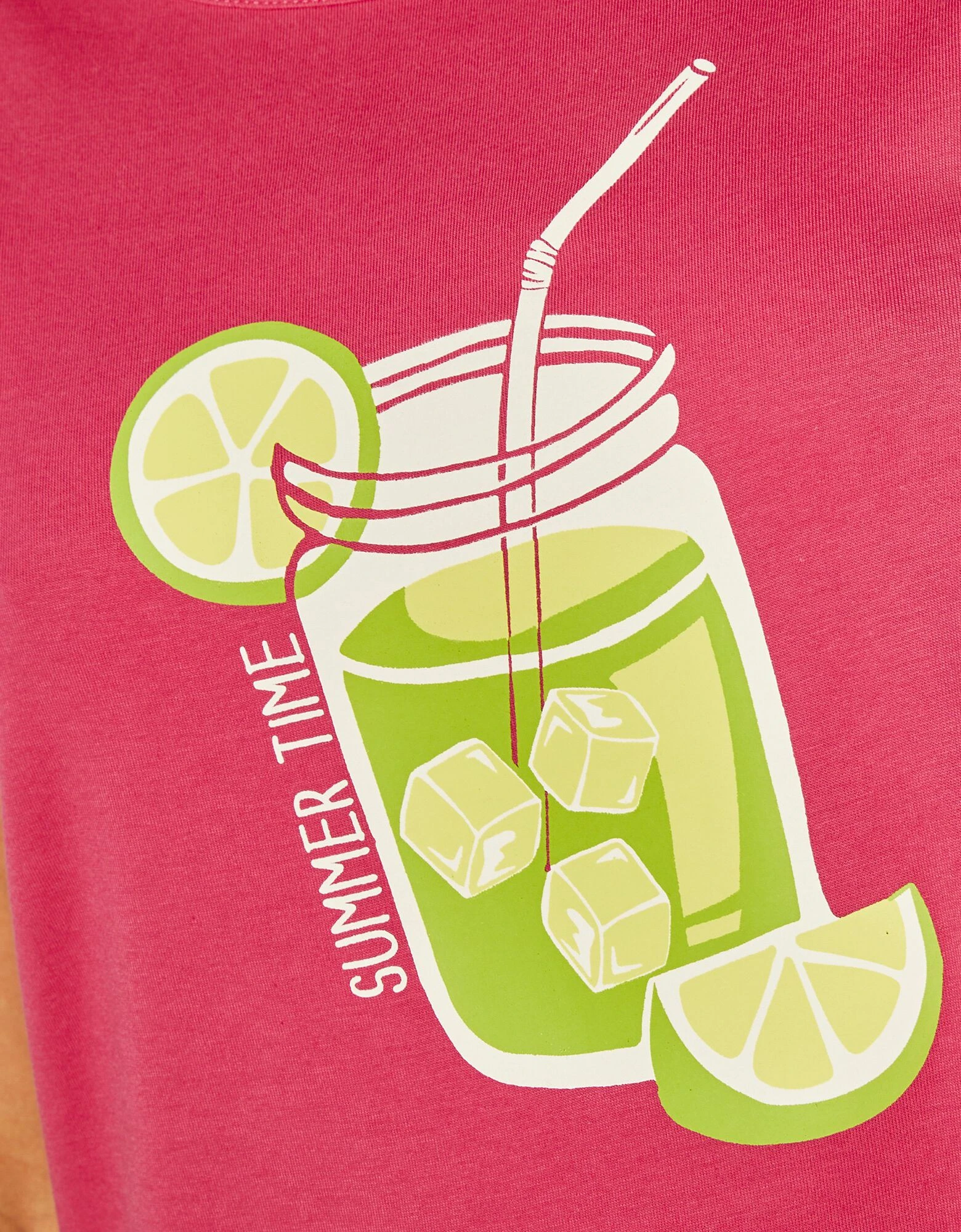 Blancheporte Chemise De Nuit Courte En Coton Motif Limonade Manches Courtes 6 Blancheporte Chemise De Nuit Courte En Coton Motif Limonade Manches Courtes – Image 6