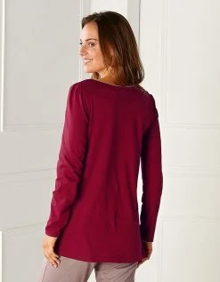 Blancheporte Tee-shirt Imprimé Fleurs - Manches Longues 2 Blancheporte Tee-shirt Imprimé Fleurs - Manches Longues -Blancheport en ligne 703686 C04 zoomx vue3