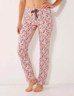 Blancheporte Pantalon Imprimé Fleuri - Jersey Coton