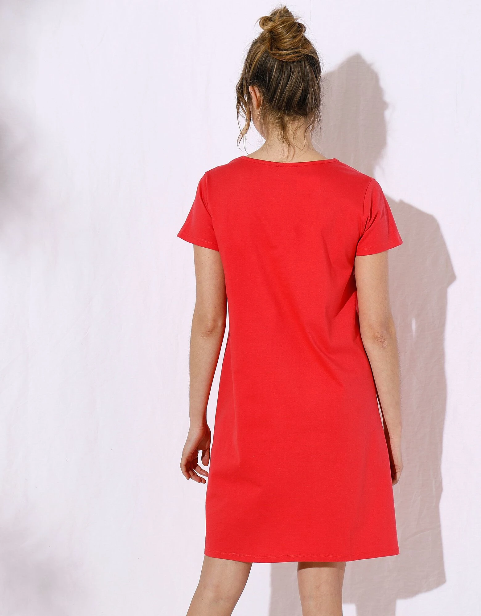 Chemise de nuit manches courtes imprimé « glaces » et message - avec pochon assorti Blancheporte Chemise De Nuit Manches Courtes Imprimé « glaces » Et Message - Avec Pochon Assorti -Blancheport en ligne