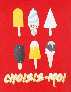 Blancheporte Chemise De Nuit Manches Courtes Imprimé « glaces » Et Message - Avec Pochon Assorti 3 Blancheporte Chemise De Nuit Manches Courtes Imprimé « glaces » Et Message - Avec Pochon Assorti -Blancheport en ligne 703697 C01 zoomx vue4