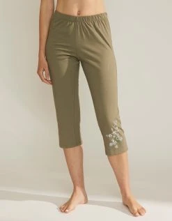 Blancheporte Pantacourt De Pyjama Imprimé Placé Fleurs