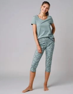 Blancheporte Pantacourt De Pyjama Imprimé Fleurs 2 Blancheporte Pantacourt De Pyjama Imprimé Fleurs -Blancheport en ligne 703703 C03 zoomx vue3