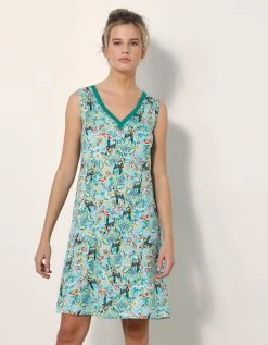 Blancheporte Chemise De Nuit Roméo Imprimée Toucan <br/> -Blancheport en ligne 703712 C01 zoomx vue3