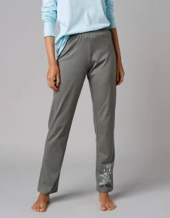 Blancheporte Pantalon De Pyjama Imprimé Placé Fleurs -Blancheport en ligne 703715 C00 zoomx vue3