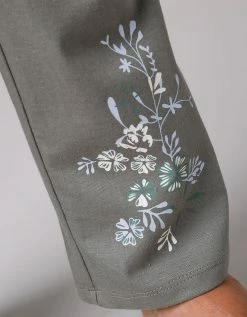 Blancheporte Pantalon De Pyjama Imprimé Placé Fleurs -Blancheport en ligne 703715 C00 zoomx vue6