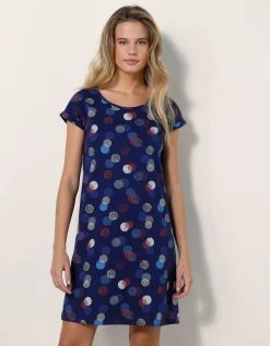 Blancheporte Chemise De Nuit Courte Imprimée Arty 2 Blancheporte Chemise De Nuit Courte Imprimée Arty -Blancheport en ligne 703721 C01 zoomx vue3