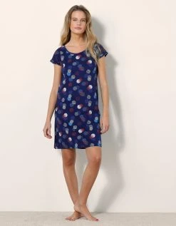 Blancheporte Chemise De Nuit Courte Imprimée Arty 5 Blancheporte Chemise De Nuit Courte Imprimée Arty -Blancheport en ligne 703721 C01 zoomx vue6