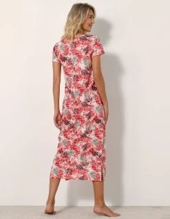 Blancheporte Chemise De Nuit Longue Imprimée - Coton Modal -Blancheport en ligne 703739 C01 zoomx vue3