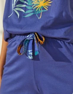 Blancheporte Short De Pyjama En Coton - Uni Tropical 3 Blancheporte Short De Pyjama En Coton - Uni Tropical -Blancheport en ligne 703743 C01 zoomx vue4