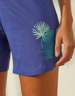 Blancheporte Short De Pyjama En Coton - Uni Tropical 5 Blancheporte Short De Pyjama En Coton - Uni Tropical -Blancheport en ligne 703743 C01 zoomx vue6