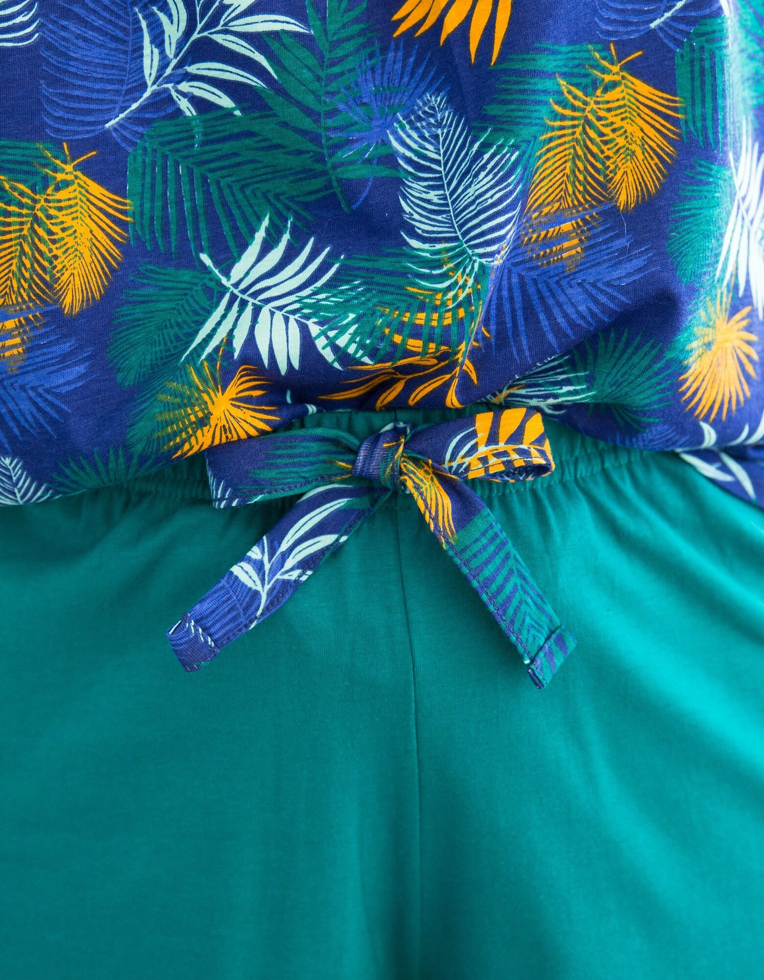 Short de pyjama en coton - uni tropical Blancheporte Short De Pyjama En Coton - Uni Tropical -Blancheport en ligne