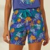 Blancheporte Short De Pyjama En Coton - Imprimé Tropical