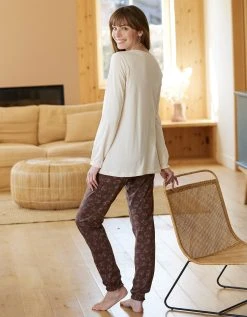 Blancheporte Pyjama Motif "chat" Manches Longues Volantées 4 Blancheporte Pyjama Motif "chat" Manches Longues Volantées -Blancheport en ligne 703781 C01 zoomx vue5