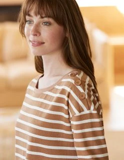 Blancheporte Chemise De Nuit Molleton Rayé Fluide 3 Blancheporte Chemise De Nuit Molleton Rayé Fluide -Blancheport en ligne 703798 C01 zoomx vue5