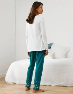 Blancheporte Tee-shirt Imprimé Placé Bucolique - Manches Longues -Blancheport en ligne 703843 C00 zoomx vue5