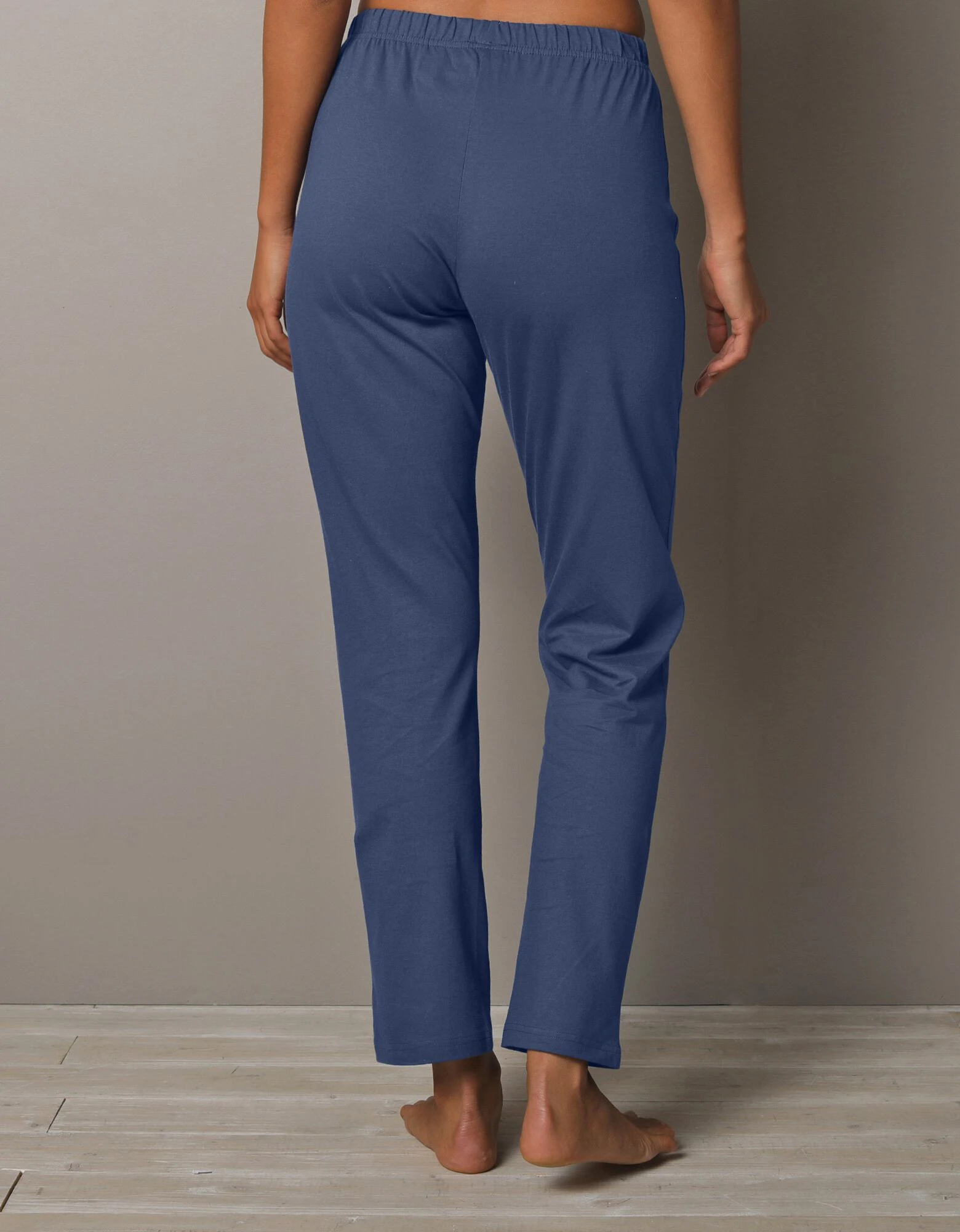 Pantalon imprimé bucolique placé - coton jersey Blancheporte Pantalon Imprimé Bucolique Placé - Coton Jersey -Blancheport en ligne