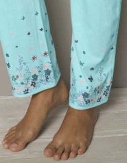 Blancheporte Pantalon Base Imprimée Bucolique - Coton Jersey -Blancheport en ligne 703849 C02 zoom detailRFP