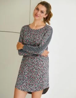 Blancheporte Chemise De Nuit Imprimée Léopard