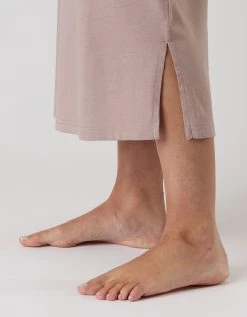 Blancheporte Chemise De Nuit Longue Manches Courtes En Coton Motif "Floral" -Blancheport en ligne 703934 C01 zoomx vue6