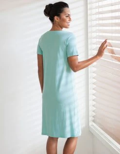 Blancheporte Chemise De Nuit Courte Imprimé Chat - Lot De 2 -Blancheport en ligne 703951 C02 zoomx vue3