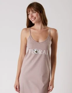 Blancheporte Nuisette Coton Fines Bretelles Imprimée "floral" -Blancheport en ligne 703956 C01 zoomx vue5