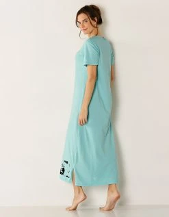 Blancheporte Chemise De Nuit Longue Imprimé Chat - Lot De 2 2 Blancheporte Chemise De Nuit Longue Imprimé Chat - Lot De 2 -Blancheport en ligne 703965 C02 zoomx vue3