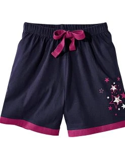 Blancheporte Short Uni + étoiles - Jersey Coton 2 Blancheporte Short Uni + étoiles - Jersey Coton -Blancheport en ligne 703973 C01 zoomx vue3
