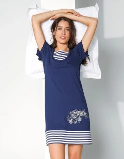 Blancheporte Chemise De Nuit Effet 2 En 1