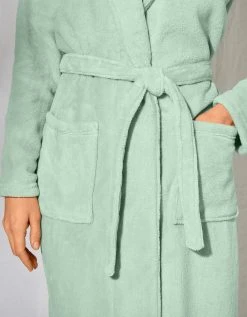 Blancheporte Peignoir Polaire Toucher Peluche Manches Longues, Longueur 130 Cm -Blancheport en ligne 704393 C00 zoomx vue5