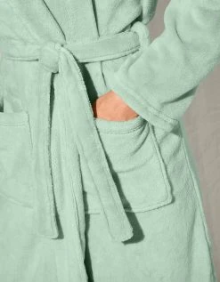 Blancheporte Peignoir Polaire Toucher Peluche Manches Longues, Longueur 115 Cm -Blancheport en ligne 704398 C00 zoomx vue5