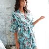 Blancheporte Peignoir Kimono Imprimé - Coton Modal