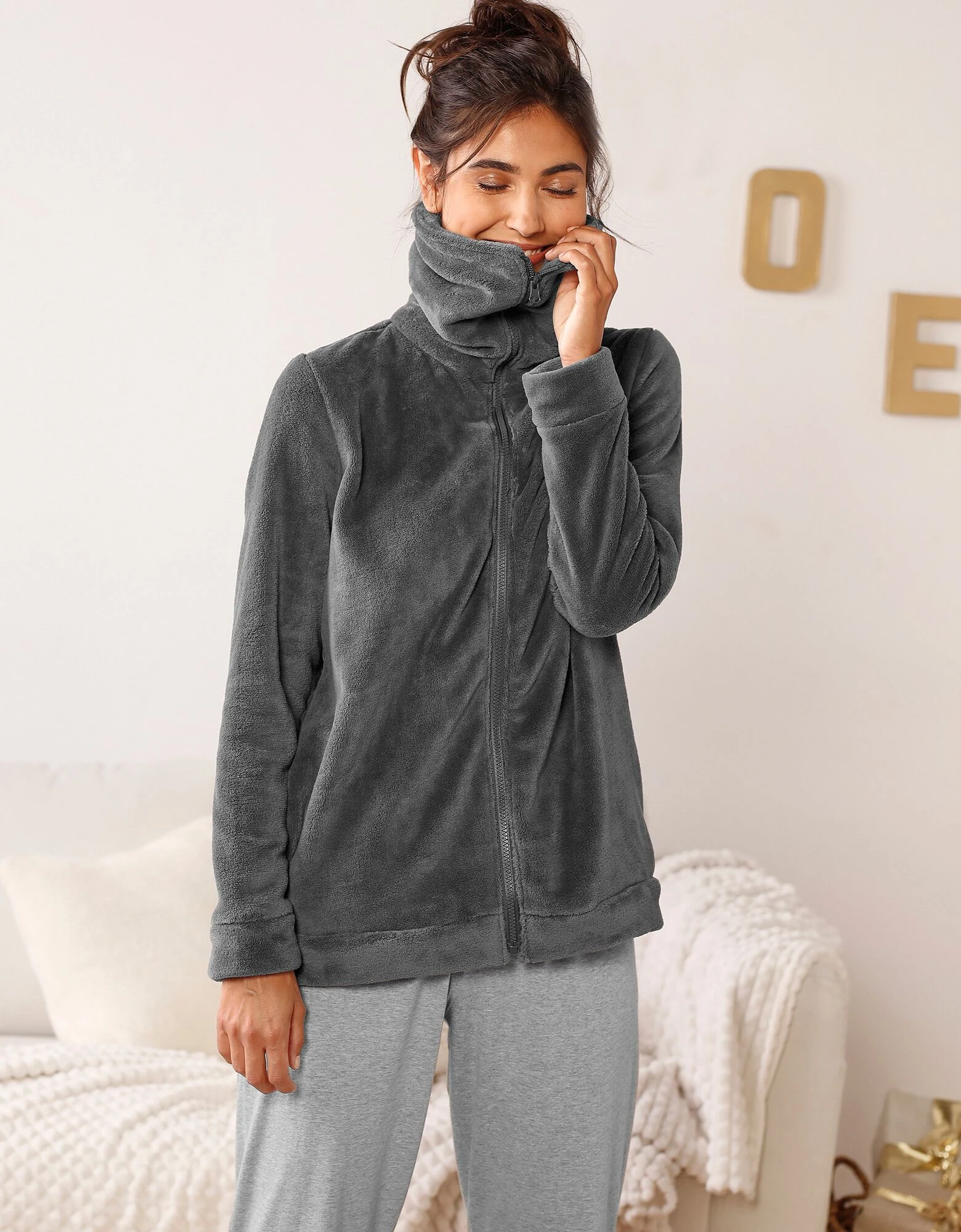 Veste polaire zippée Blancheporte Veste Polaire Zippée -Blancheport en ligne