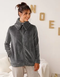 Blancheporte Veste Polaire Zippée 2 Blancheporte Veste Polaire Zippée -Blancheport en ligne 704501 C01 zoomx vue3