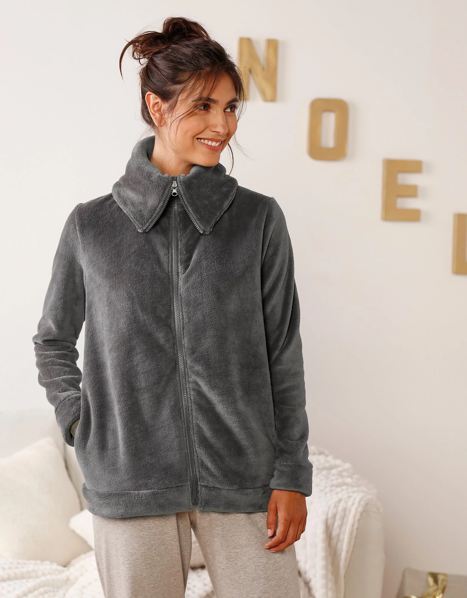 Veste polaire zippée Blancheporte Veste Polaire Zippée -Blancheport en ligne