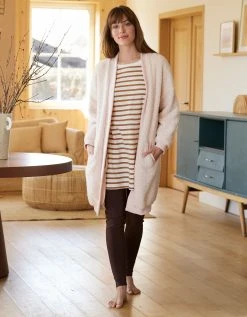 Blancheporte Gilet Long D'intérieur Maille Bouclette 2 Blancheporte Gilet Long D'intérieur Maille Bouclette -Blancheport en ligne 704520 C01 zoomx vue3