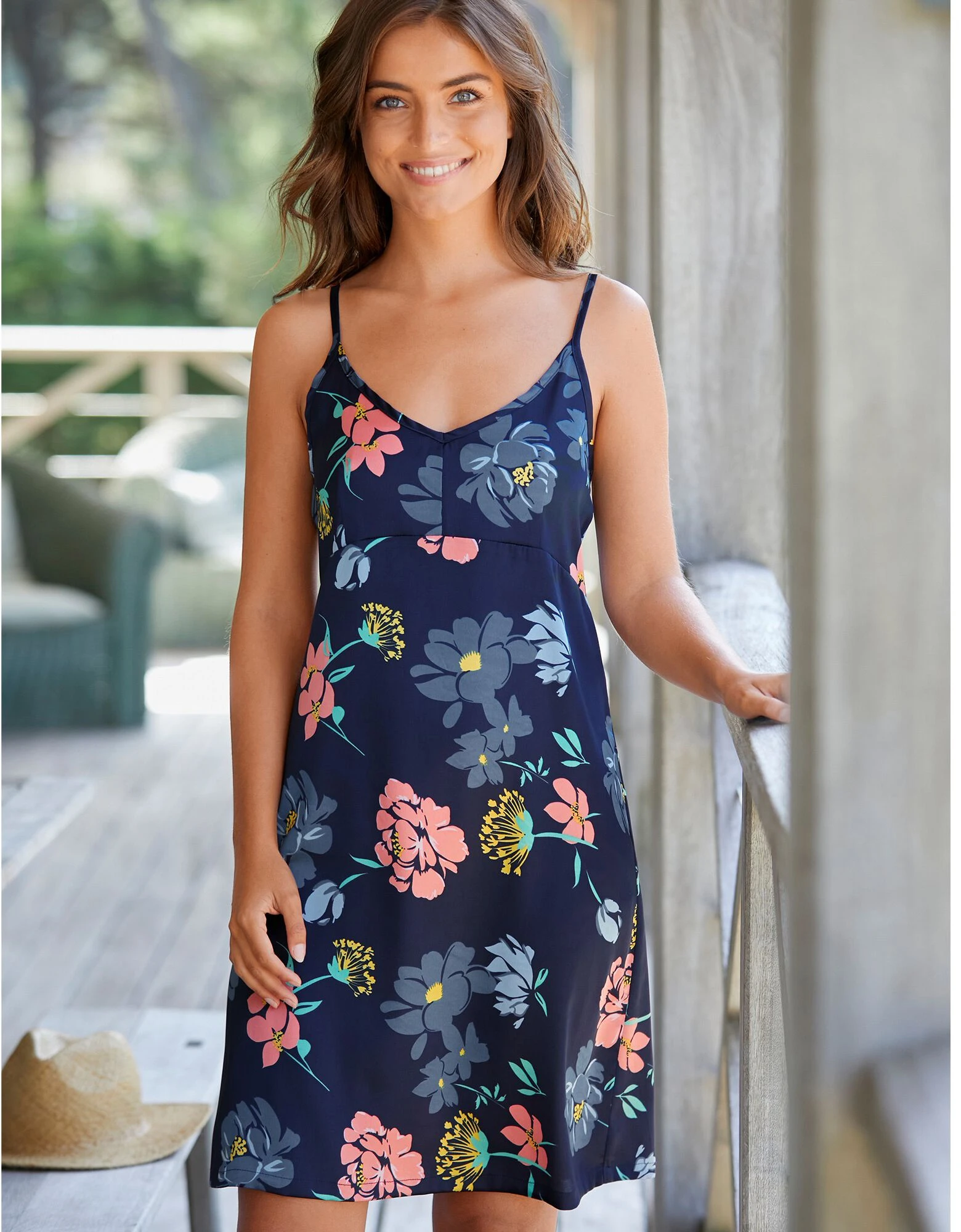 Nuisette satin imprimé floral Blancheporte Nuisette Satin Imprimé Floral -Blancheport en ligne