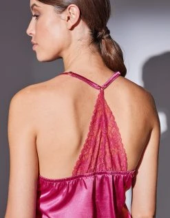 Confidence Lingerie Pyjama Short Satin Et Dentelle 6 Confidence Lingerie Pyjama Short Satin Et Dentelle -Blancheport en ligne 706195 C01 zoomx vue7